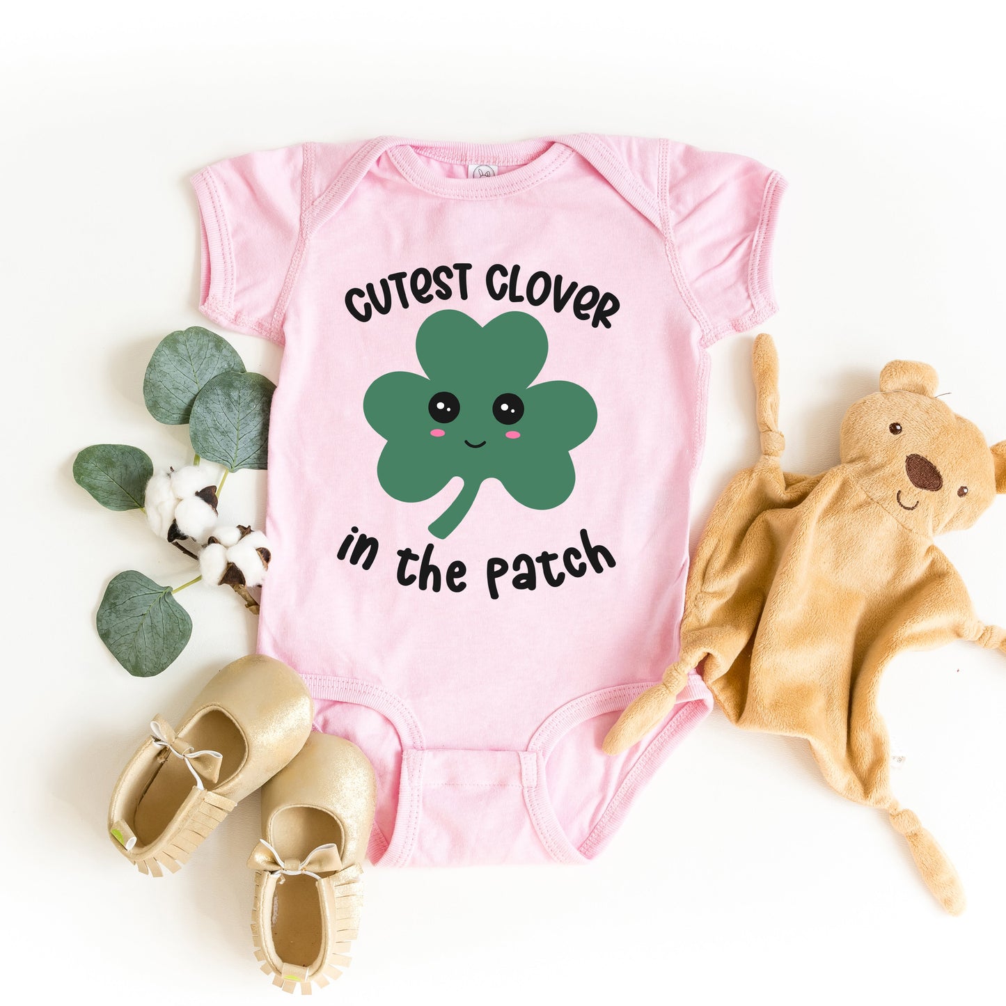 Cutest Clover | Baby Graphic Short Sleeve Bodysuit