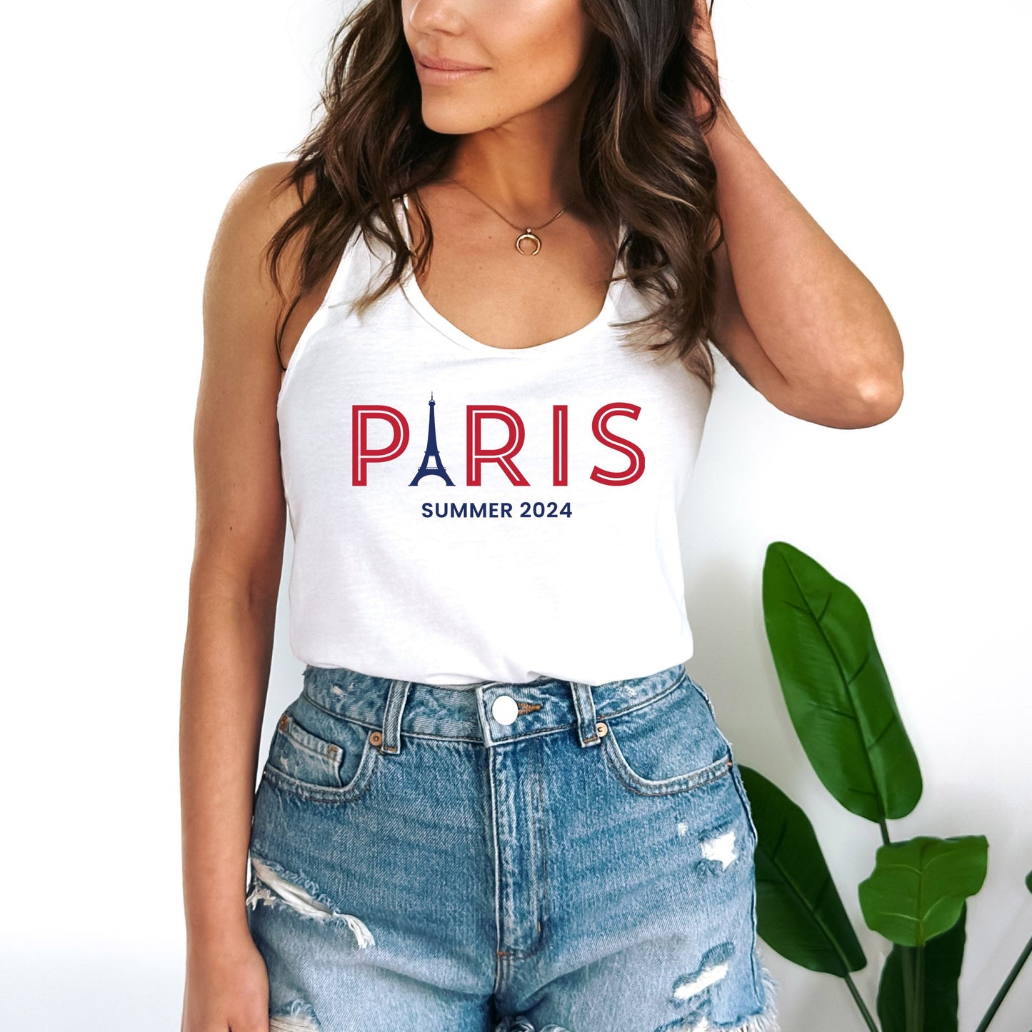 Paris Eiffel Summer Olympics | Racerback Tank