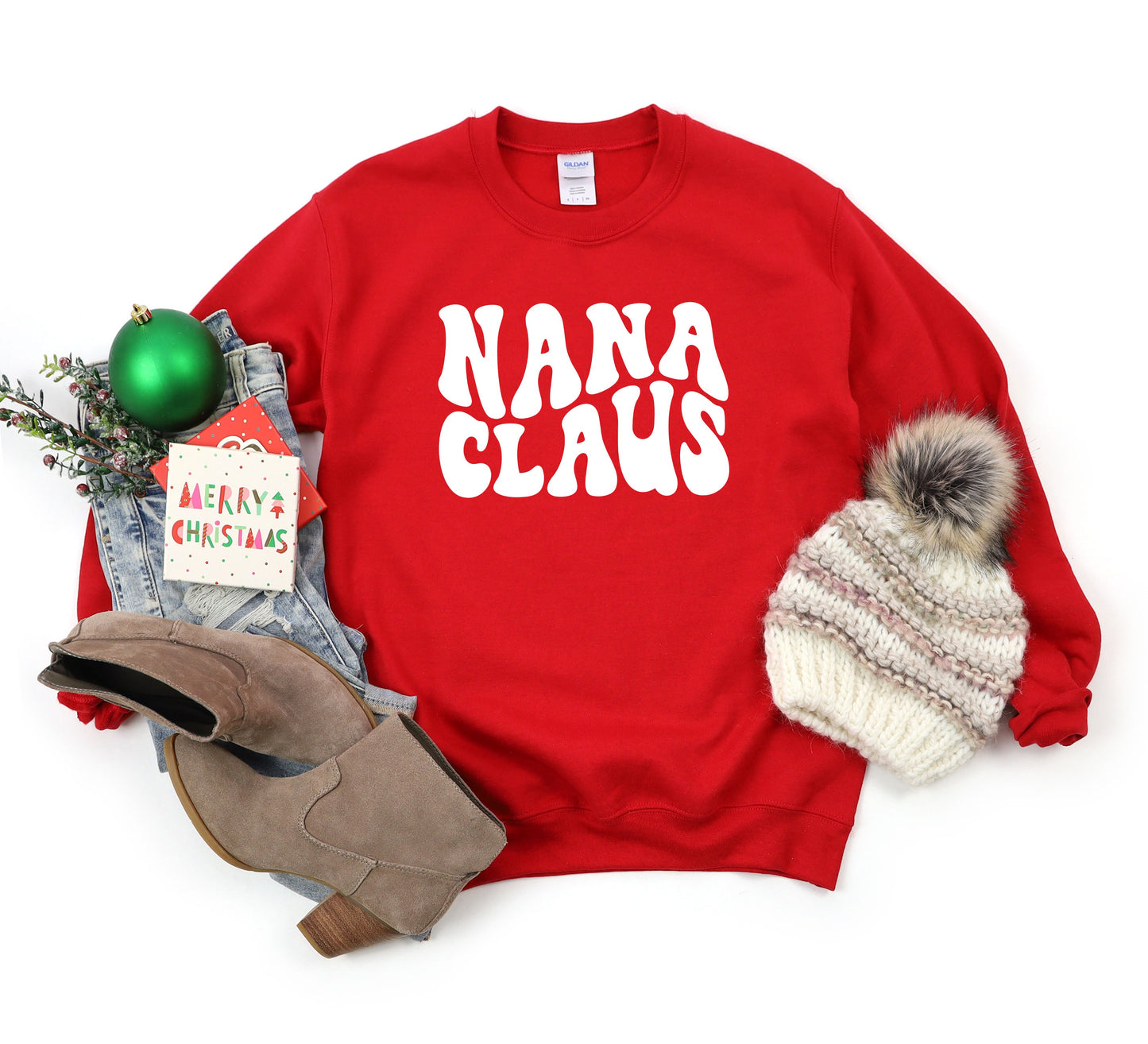 Nana Claus Wavy | Sweatshirt