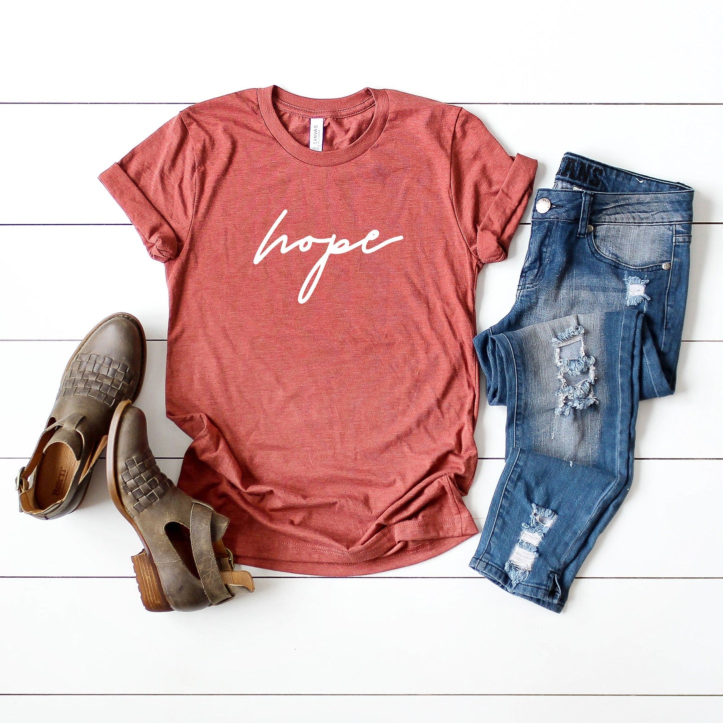 Hope Cursive | Short Sleeve Graphic Tee