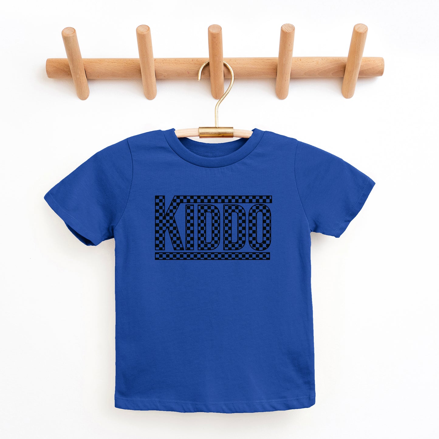 Kiddo Checkered | Youth Graphic Short Sleeve Tee