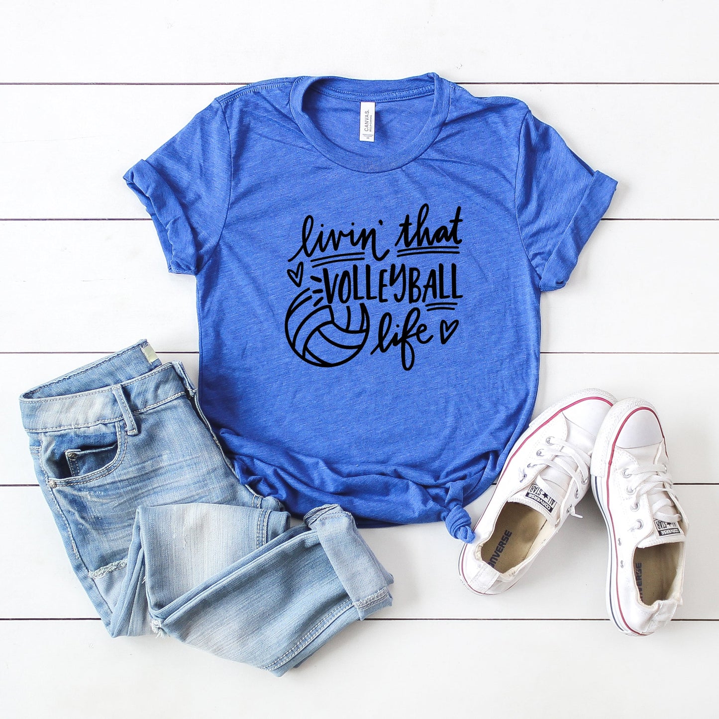 Livin' that Volleyball Life | Short Sleeve Graphic Tee