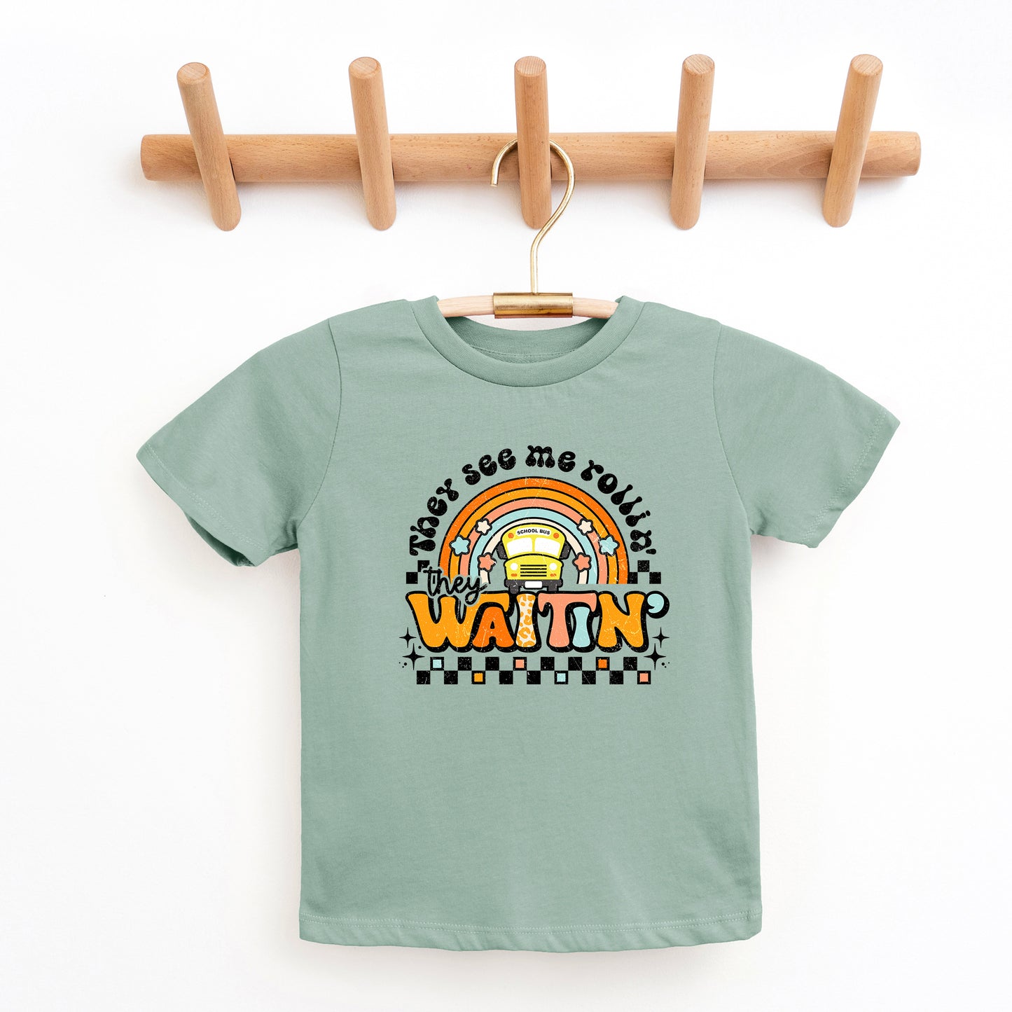 They See Me Rollin' Rainbow | Youth Graphic Short Sleeve Tee