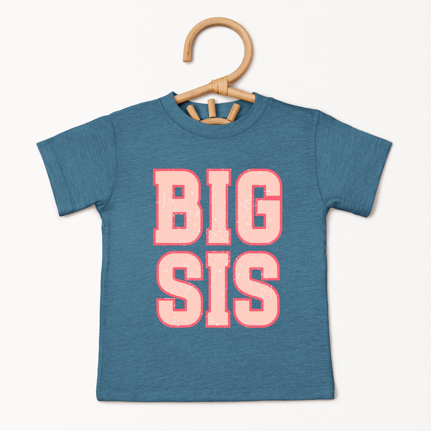 Big Sis Distressed | Youth Graphic Short Sleeve Tee