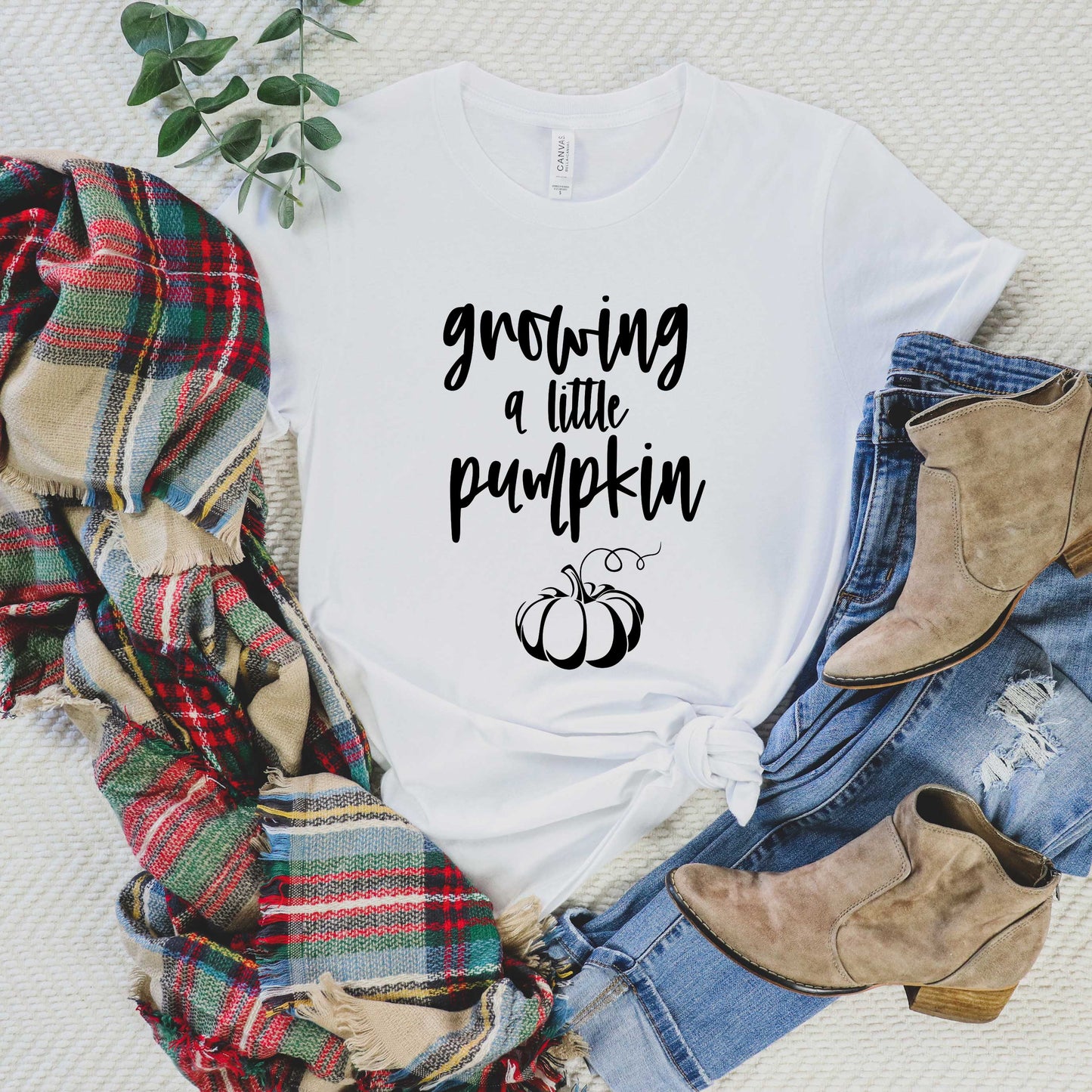 Growing A Little Pumpkin | Short Sleeve Graphic Tee