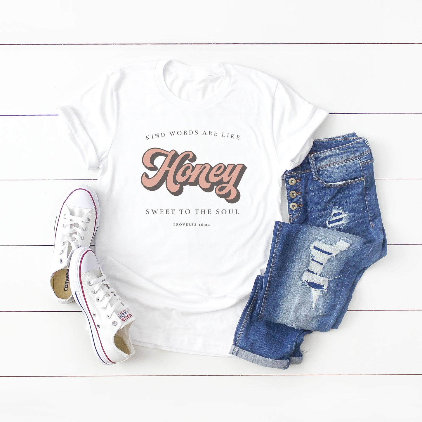 Kind Words Are Like Honey | Short Sleeve Graphic Tee