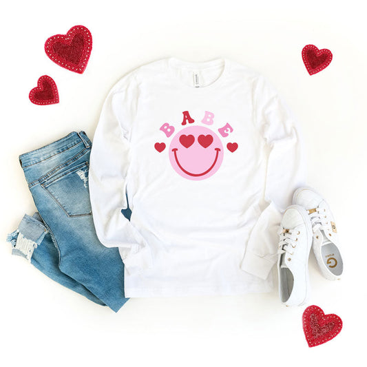 Babe Smile | Long Sleeve Graphic Tee