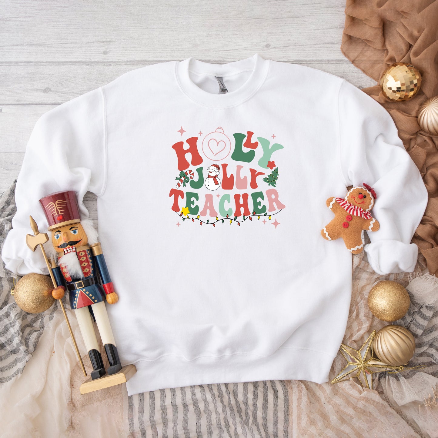 Holly Jolly Teacher | Sweatshirt