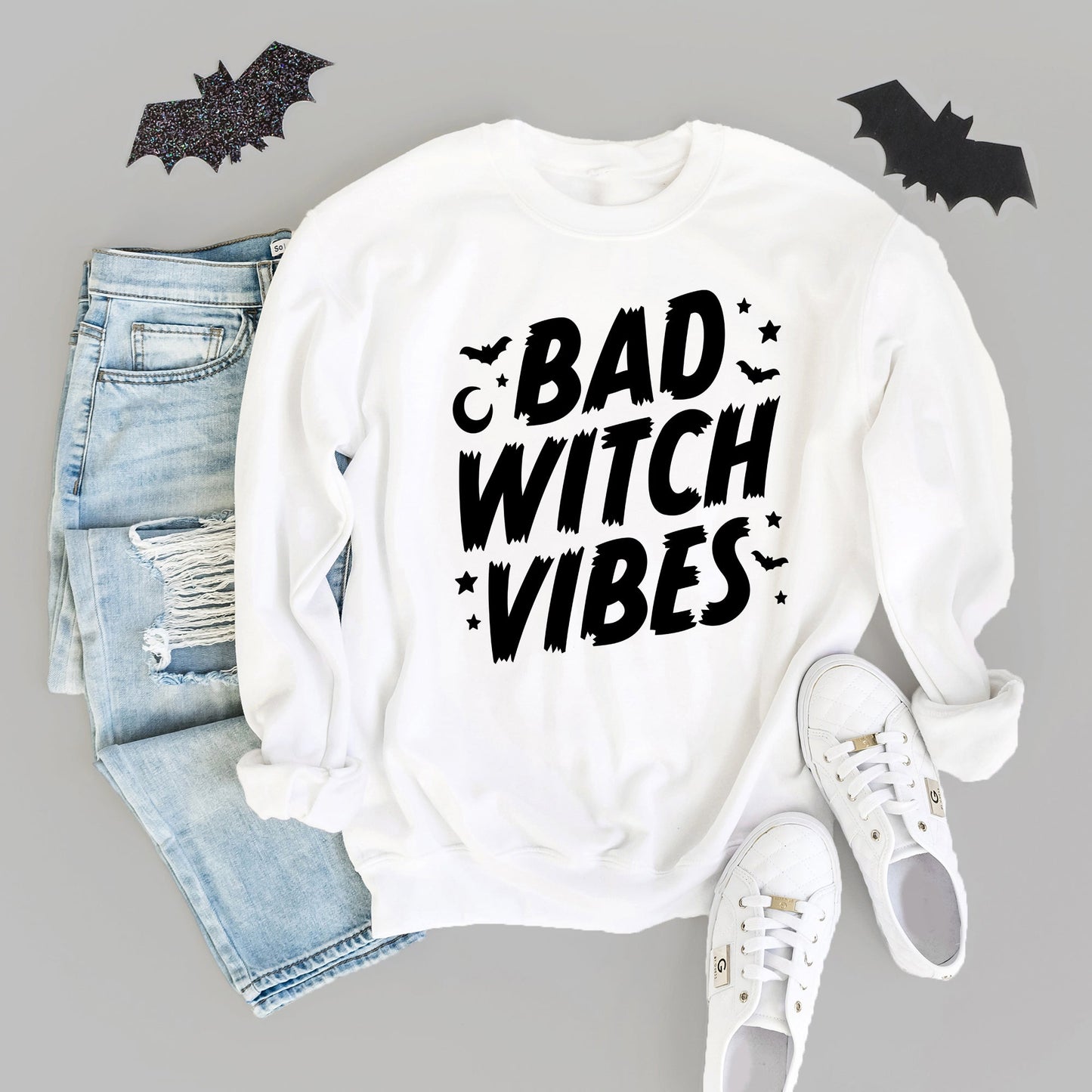 Bad W Vibes Moon | Sweatshirt