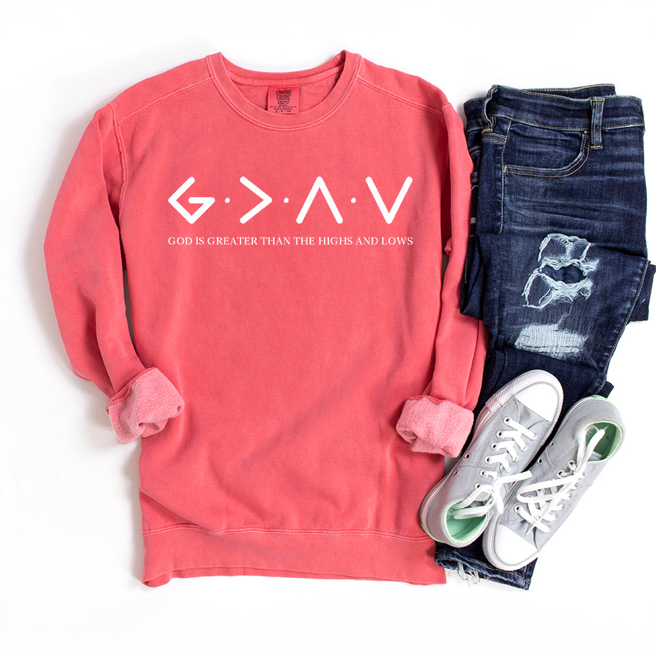 God Is Greater | Garment Dyed Sweatshirt