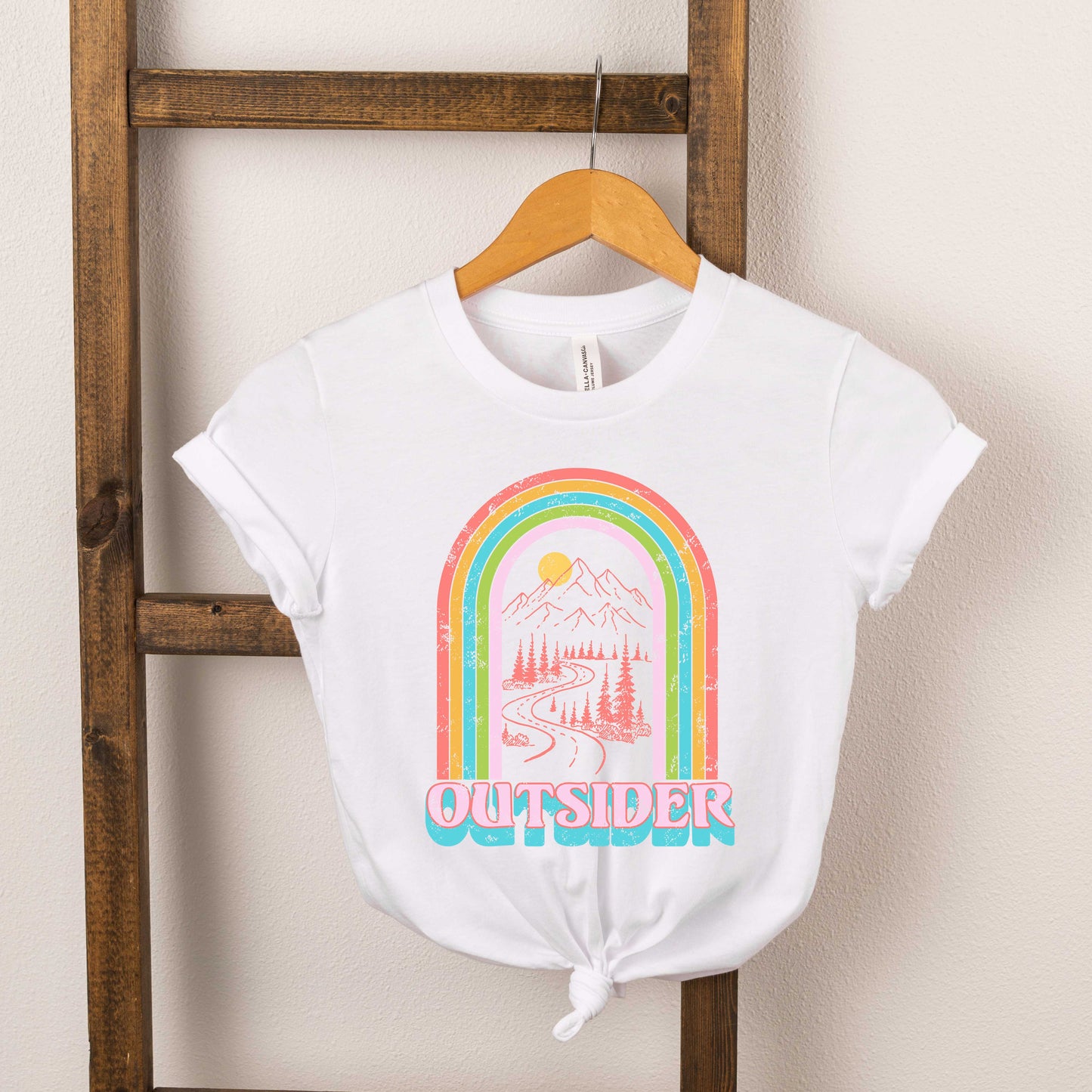 Outsider Rainbow | Youth Short Sleeve Crew Neck