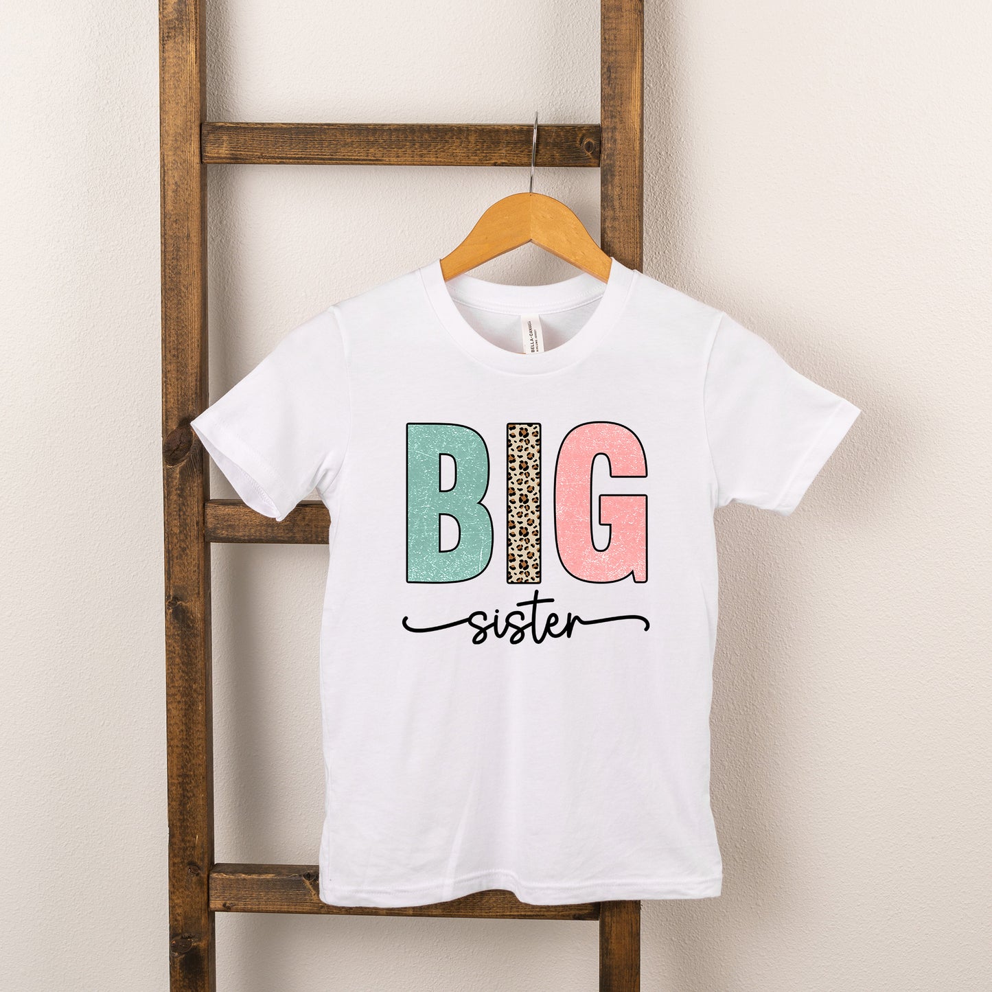 Big Sister Leopard | Youth Short Sleeve Crew Neck