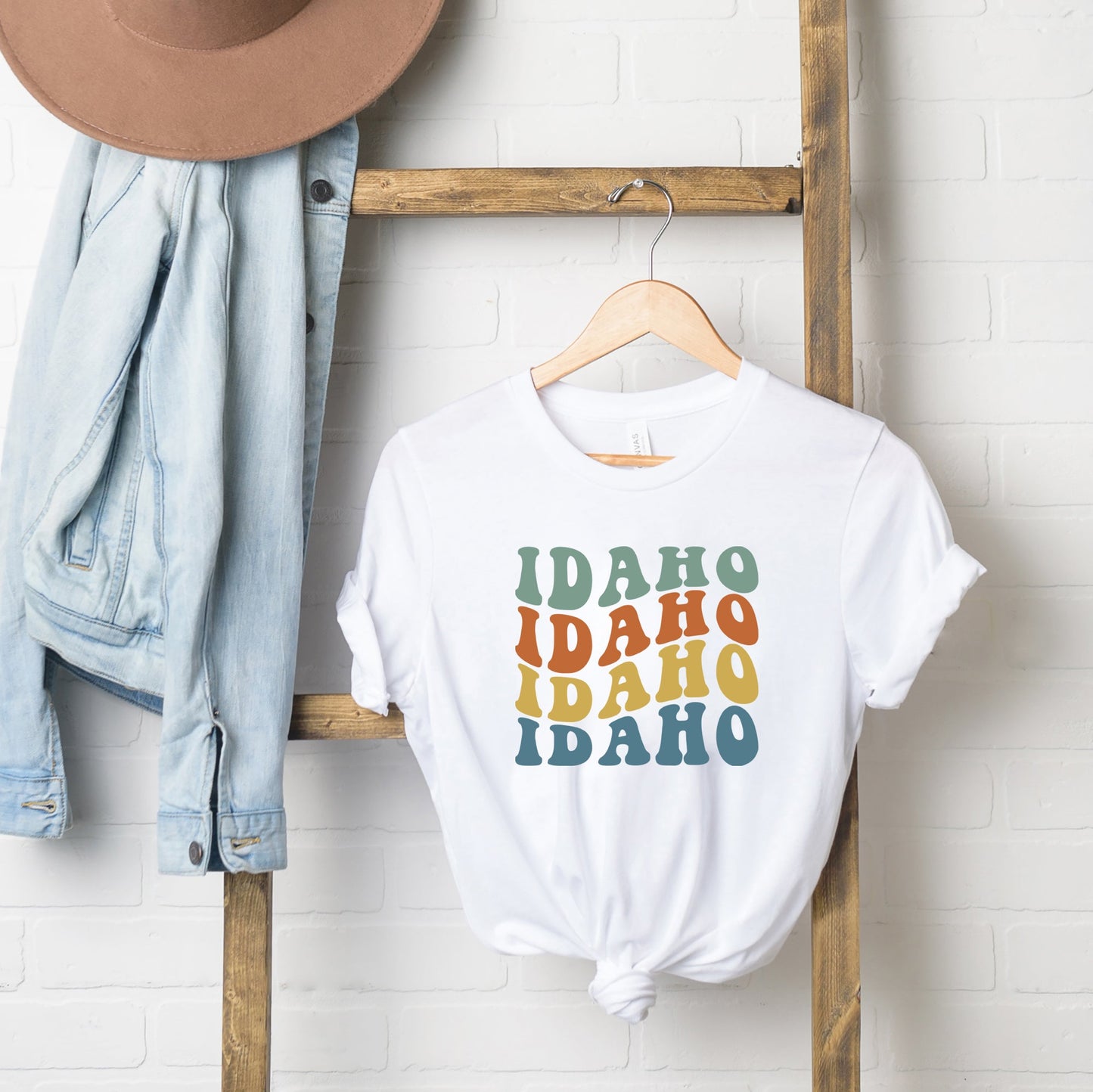 Idaho Retro Wavy | Short Sleeve Graphic Tee