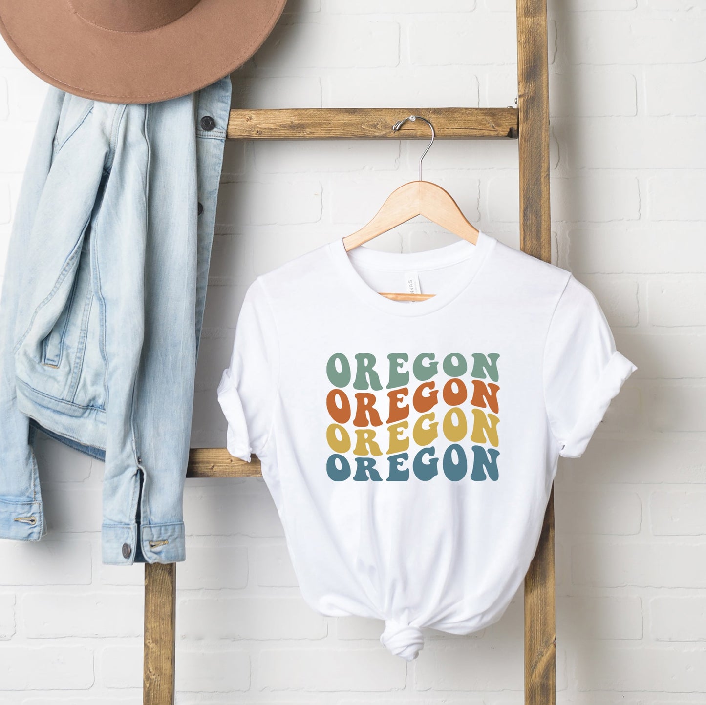 Oregon Retro Wavy | Short Sleeve Graphic Tee