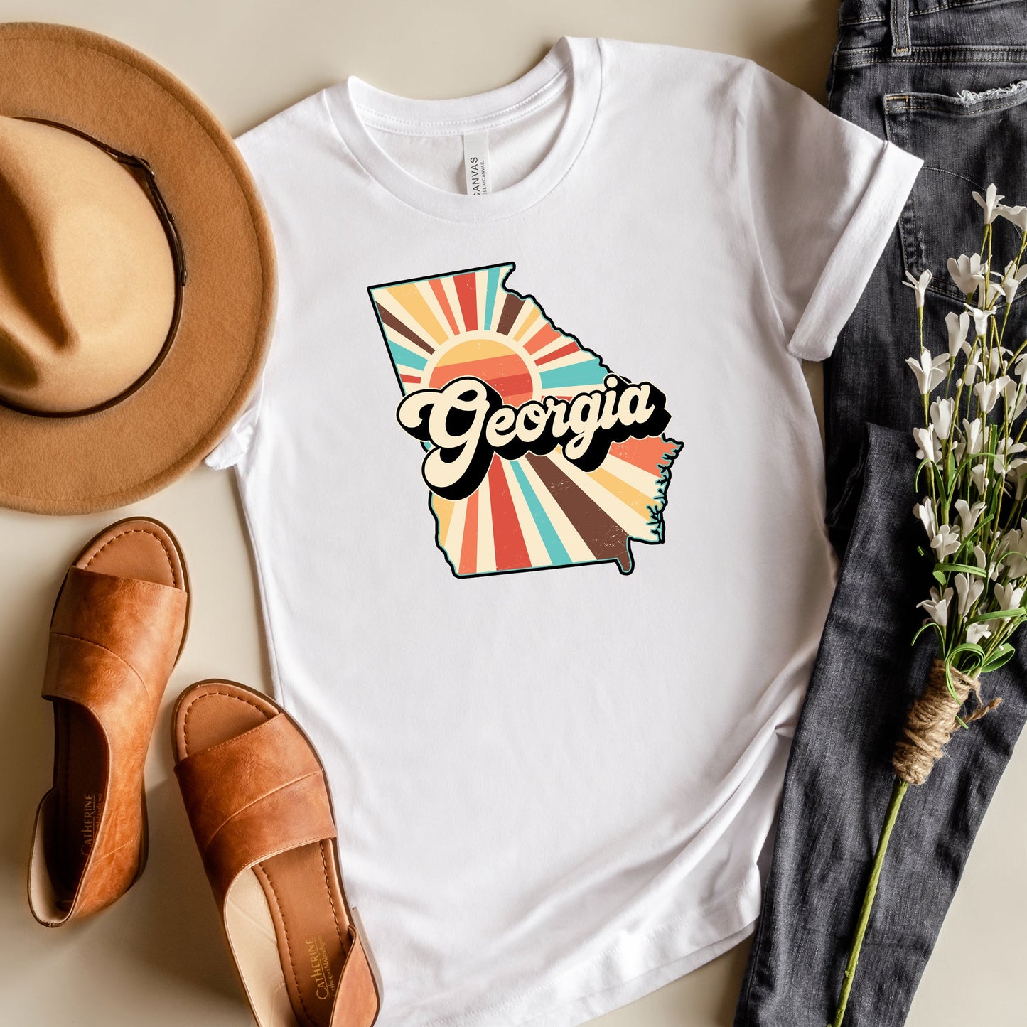 Retro Georgia | Short Sleeve Graphic Tee
