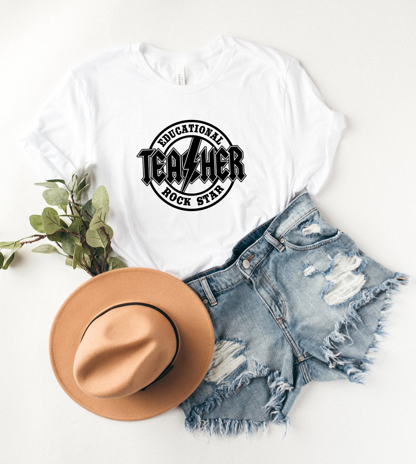 Educational Rockstar Teacher | Short Sleeve Graphic Tee