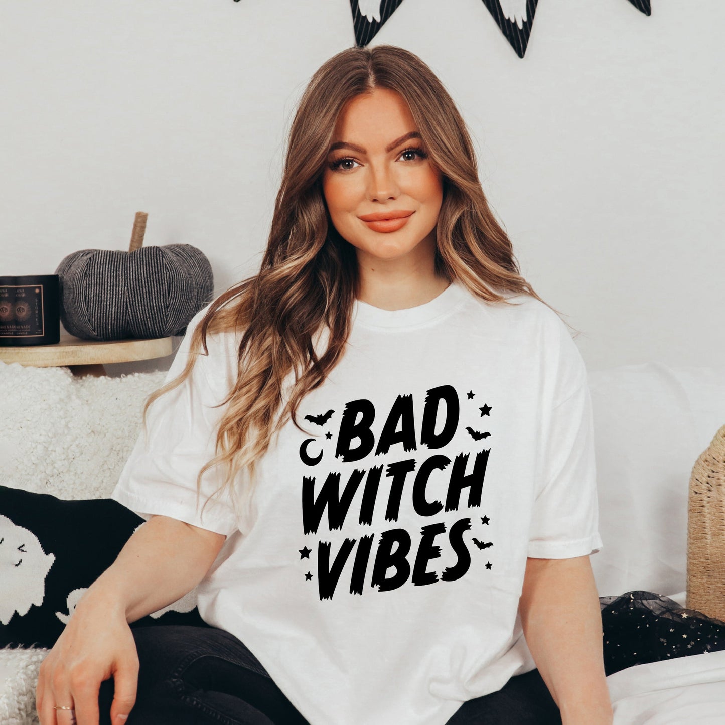 Bad W Vibes Moon | Garment Dyed Tee
