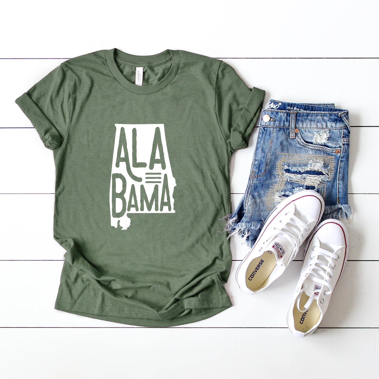 Alabama Typography | Short Sleeve Graphic Tee