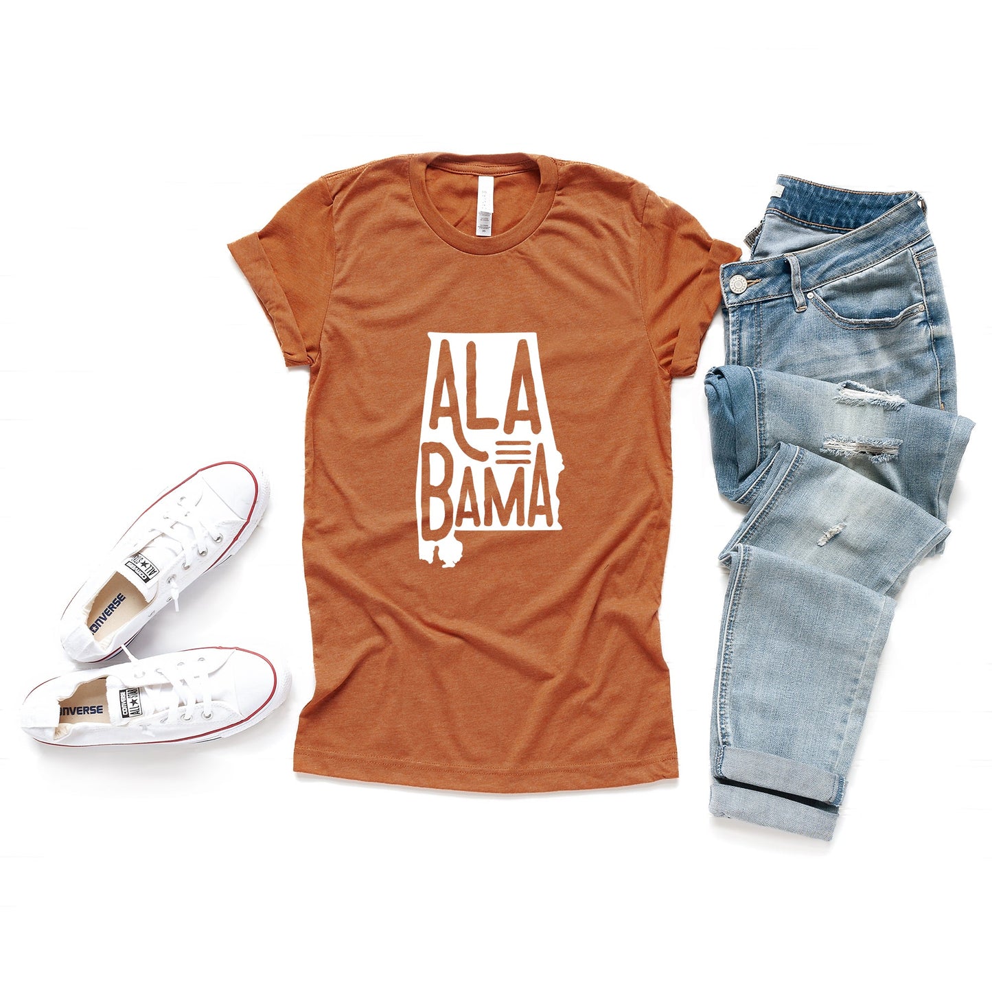 Alabama Typography | Short Sleeve Graphic Tee