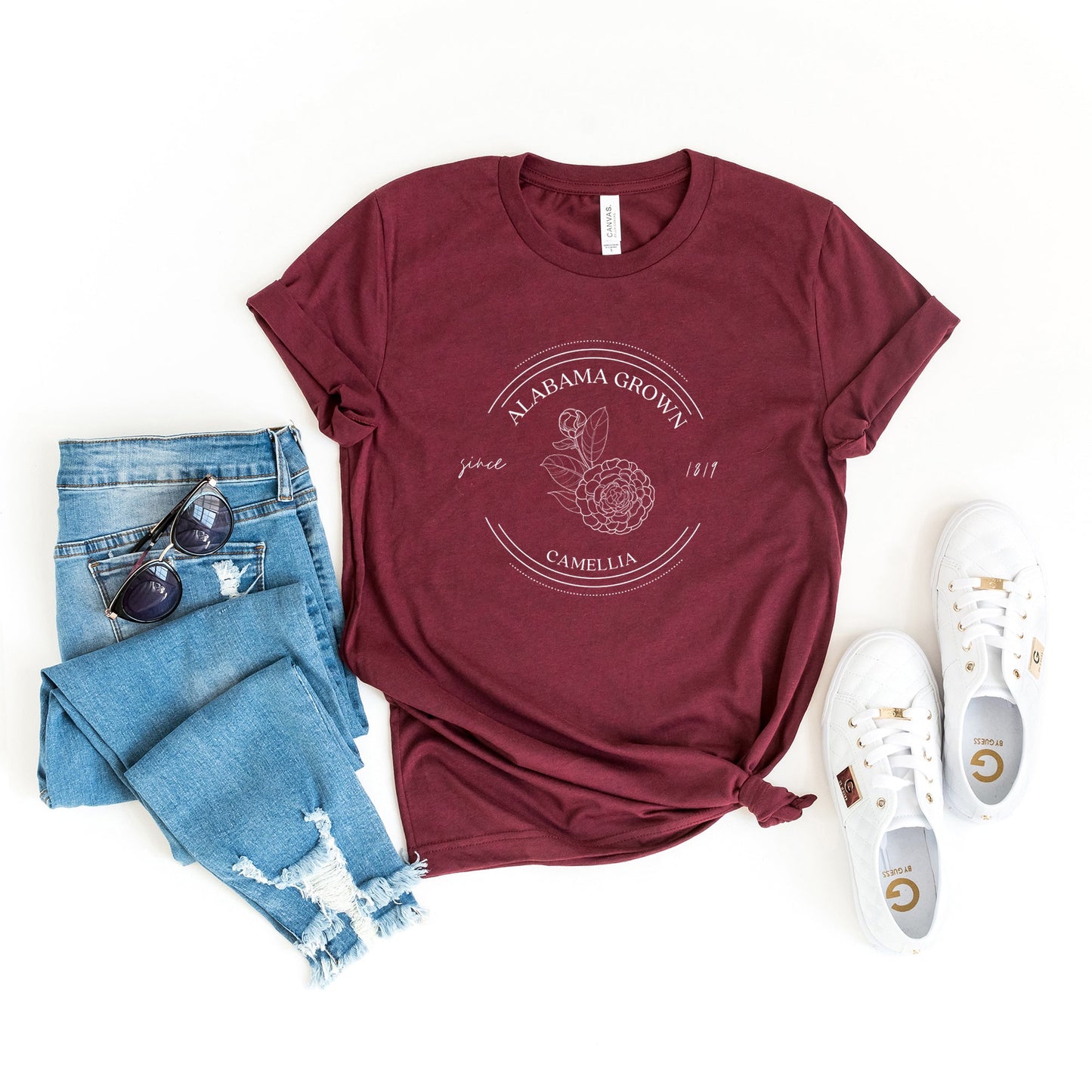 Alabama State Flower | Short Sleeve Graphic Tee