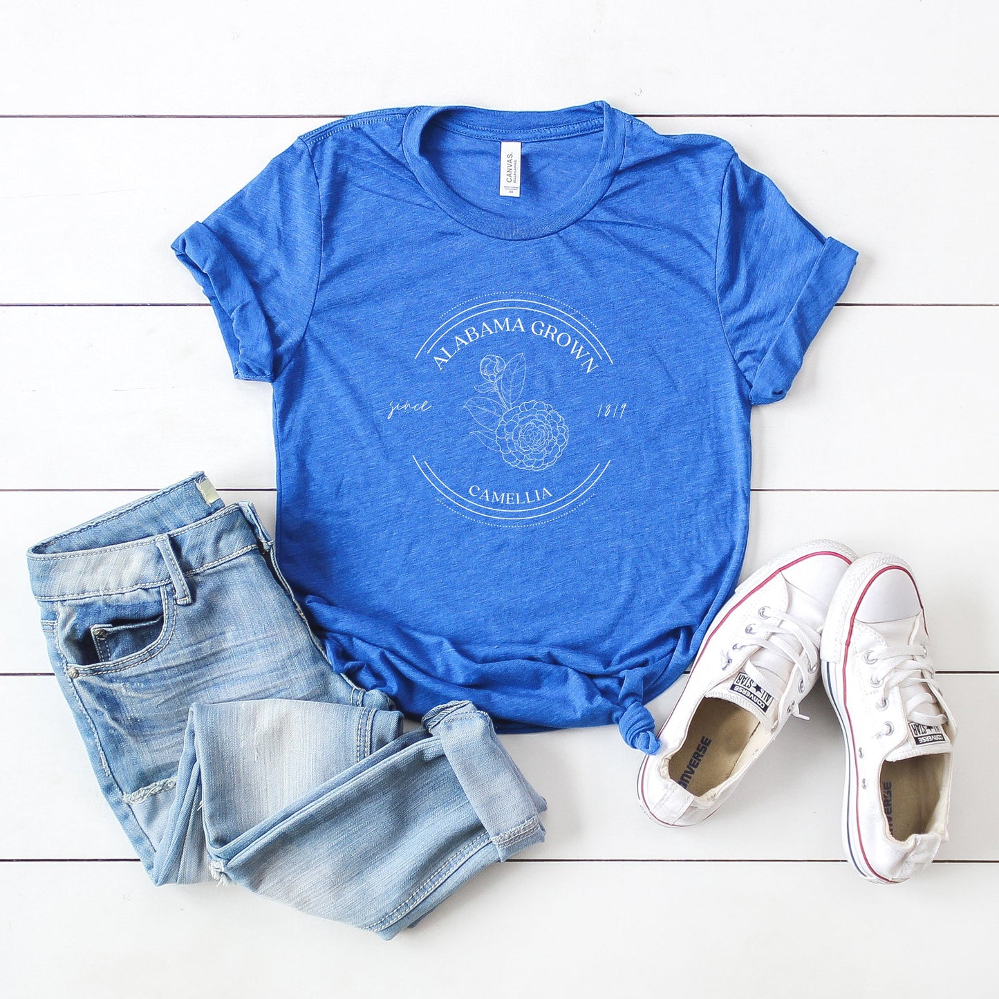 Alabama State Flower | Short Sleeve Graphic Tee