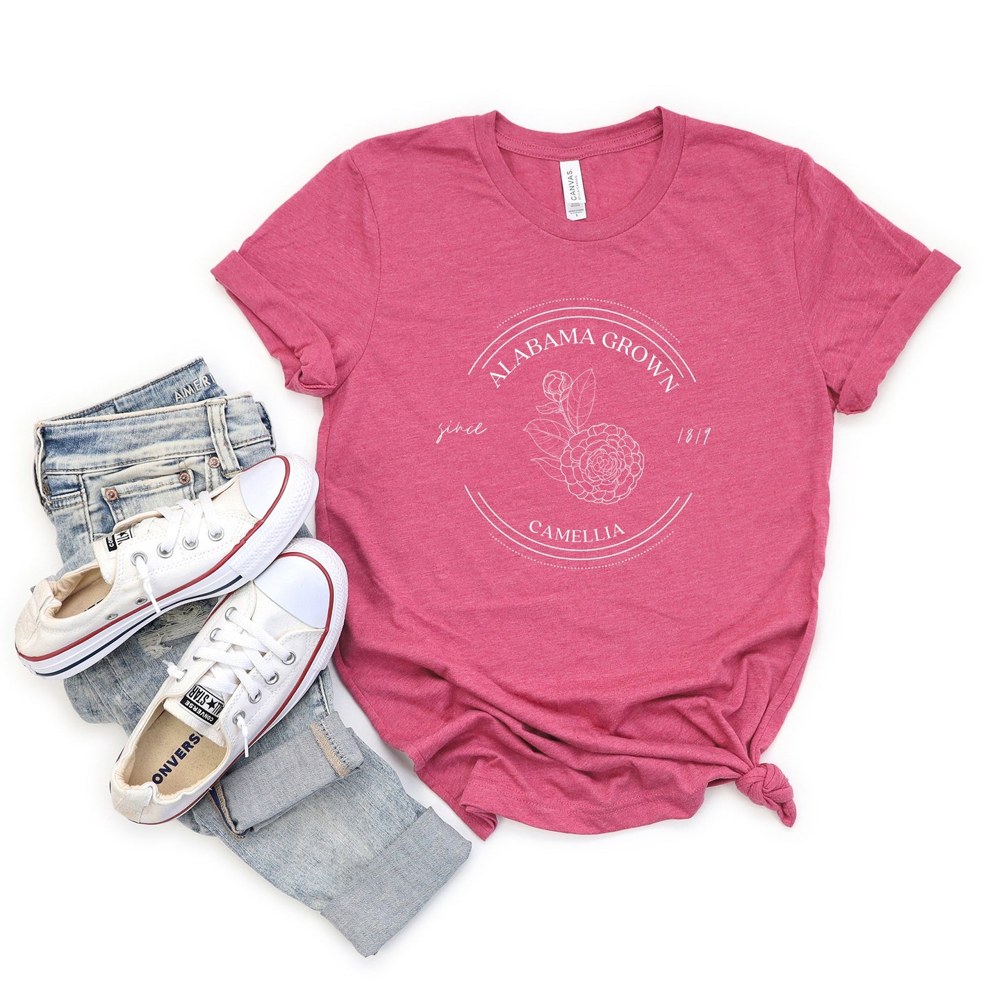 Alabama State Flower | Short Sleeve Graphic Tee