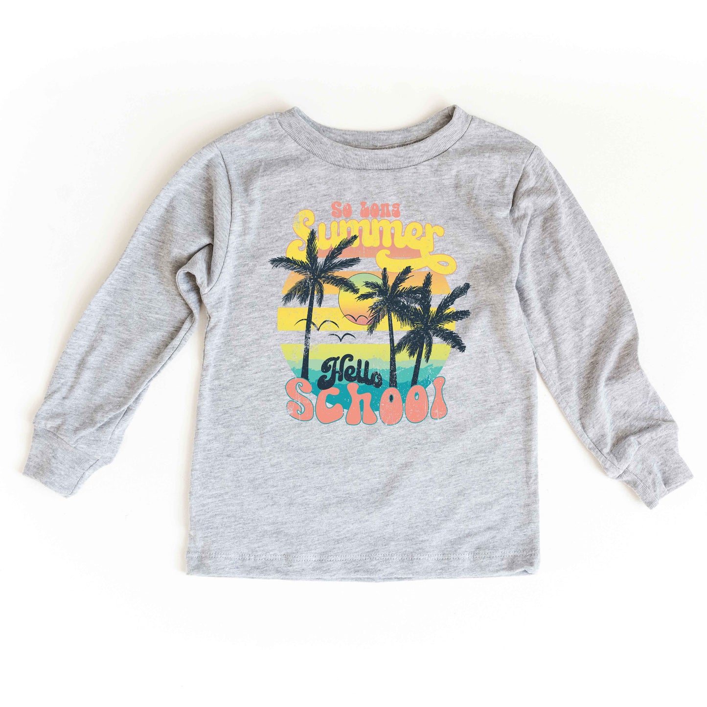 So Long Summer | Toddler Graphic Long Sleeve Tee