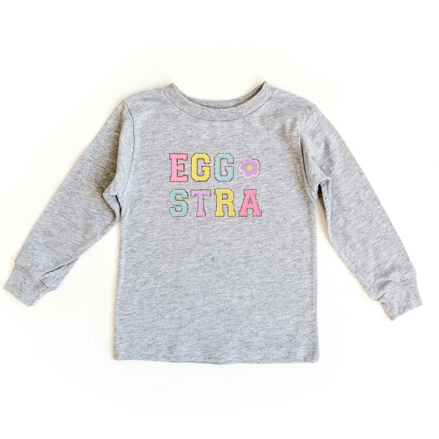 Eggstra Flower | Youth Long Sleeve Tee