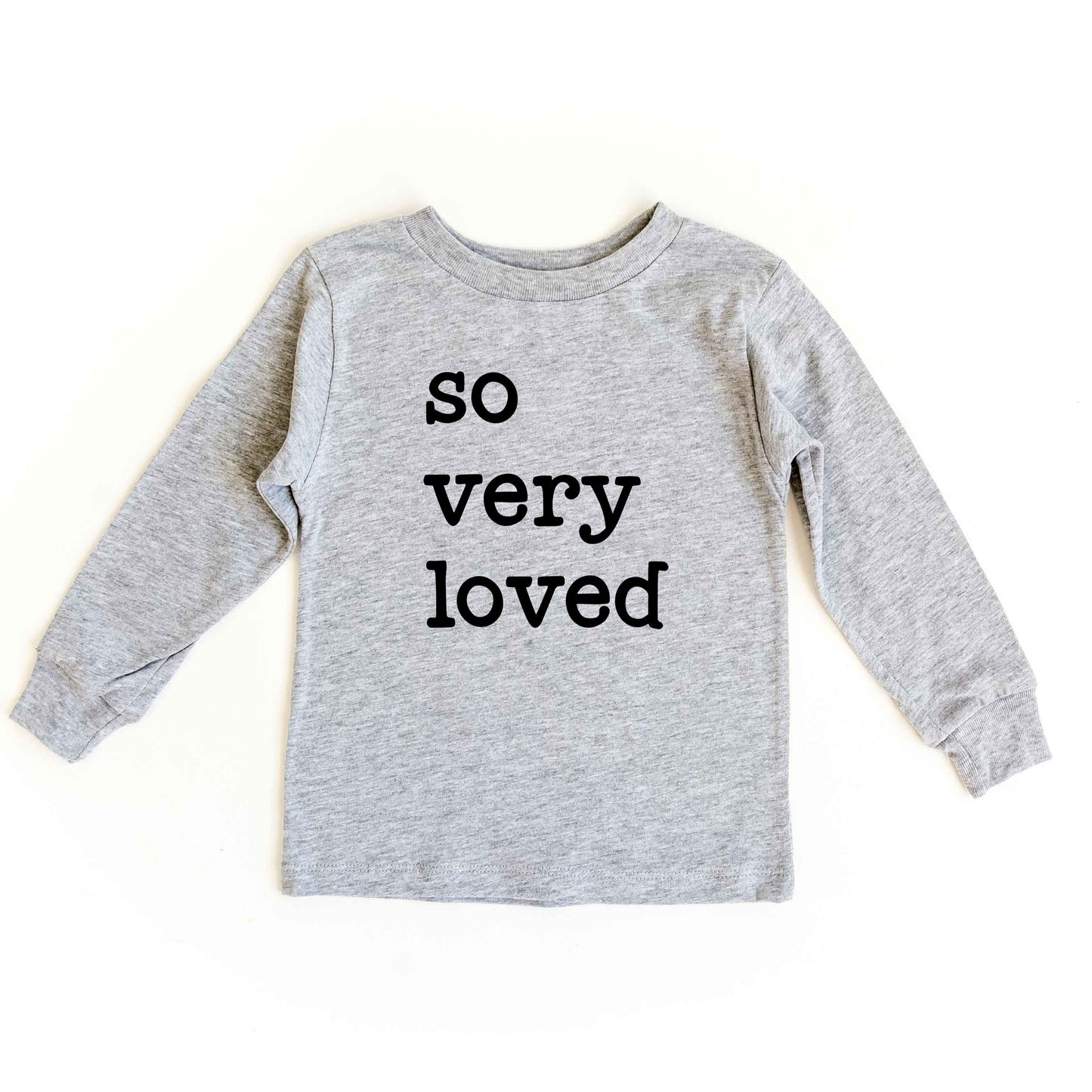 So Very Loved | Toddler Long Sleeve Tee