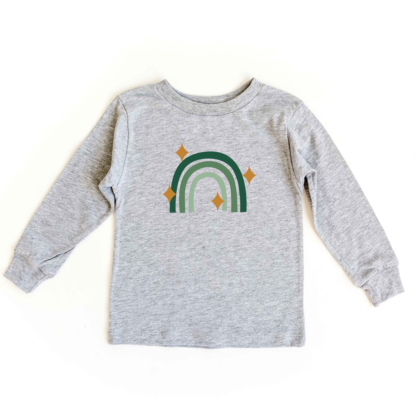 Lucky Rainbow Stars | Toddler Long Sleeve Tee