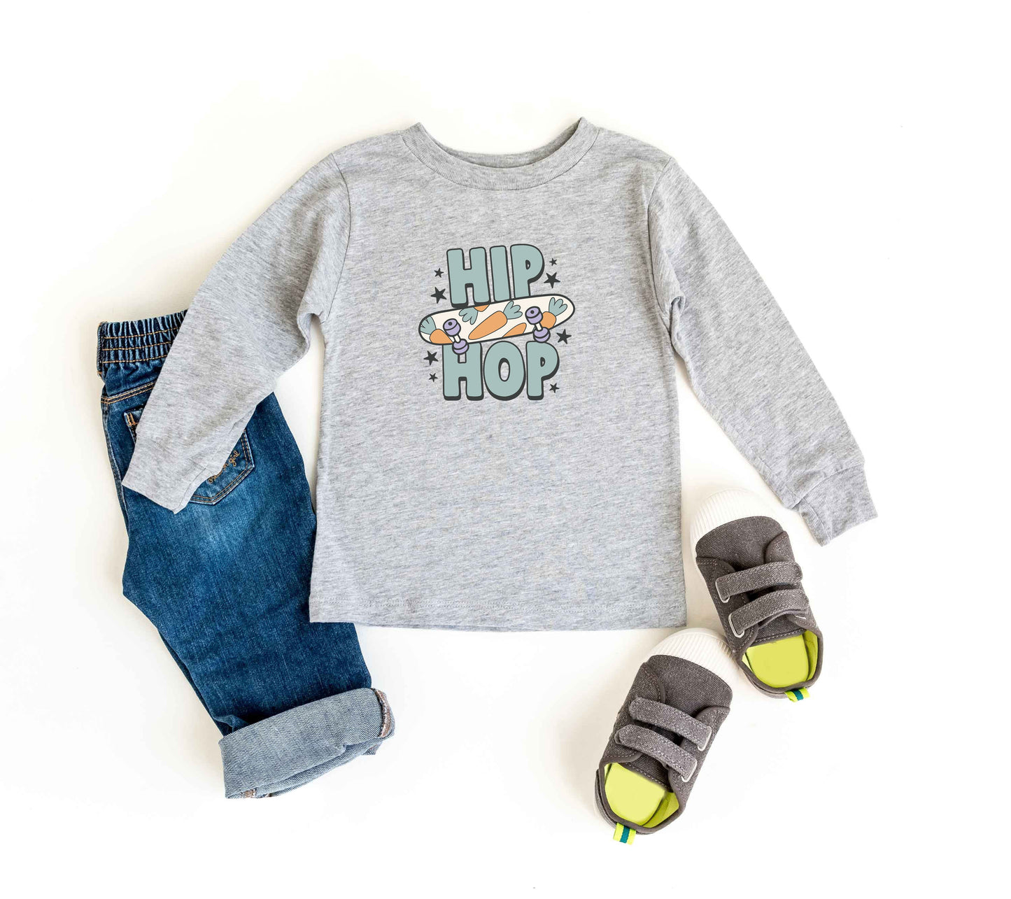 Hip Hop Skateboard | Youth Long Sleeve Tee