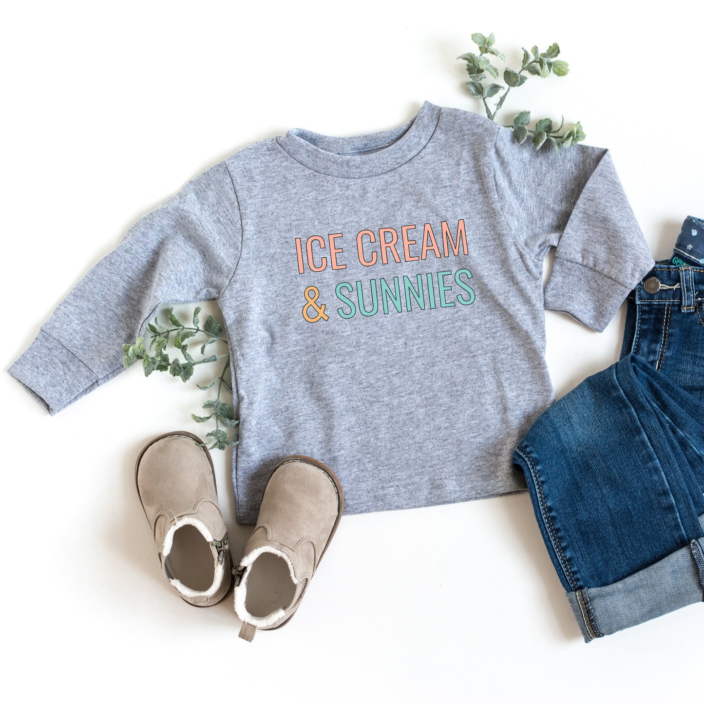 Ice Cream And Sunnies | Youth Long Sleeve Tee