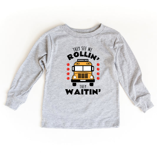 They See Me Rollin' | Youth Graphic Long Sleeve Tee