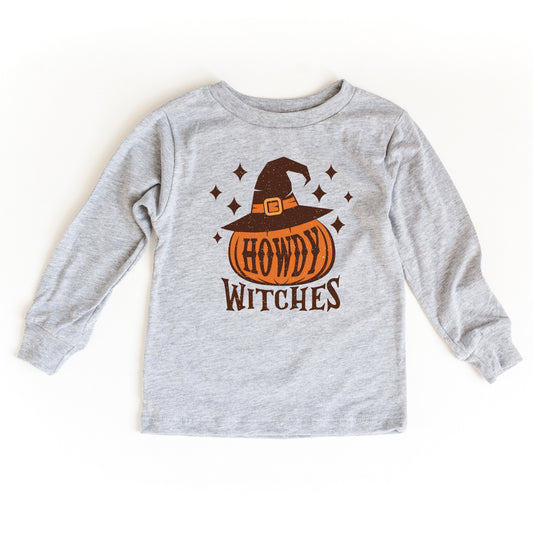 Howdy W Stars | Toddler Graphic Long Sleeve Tee