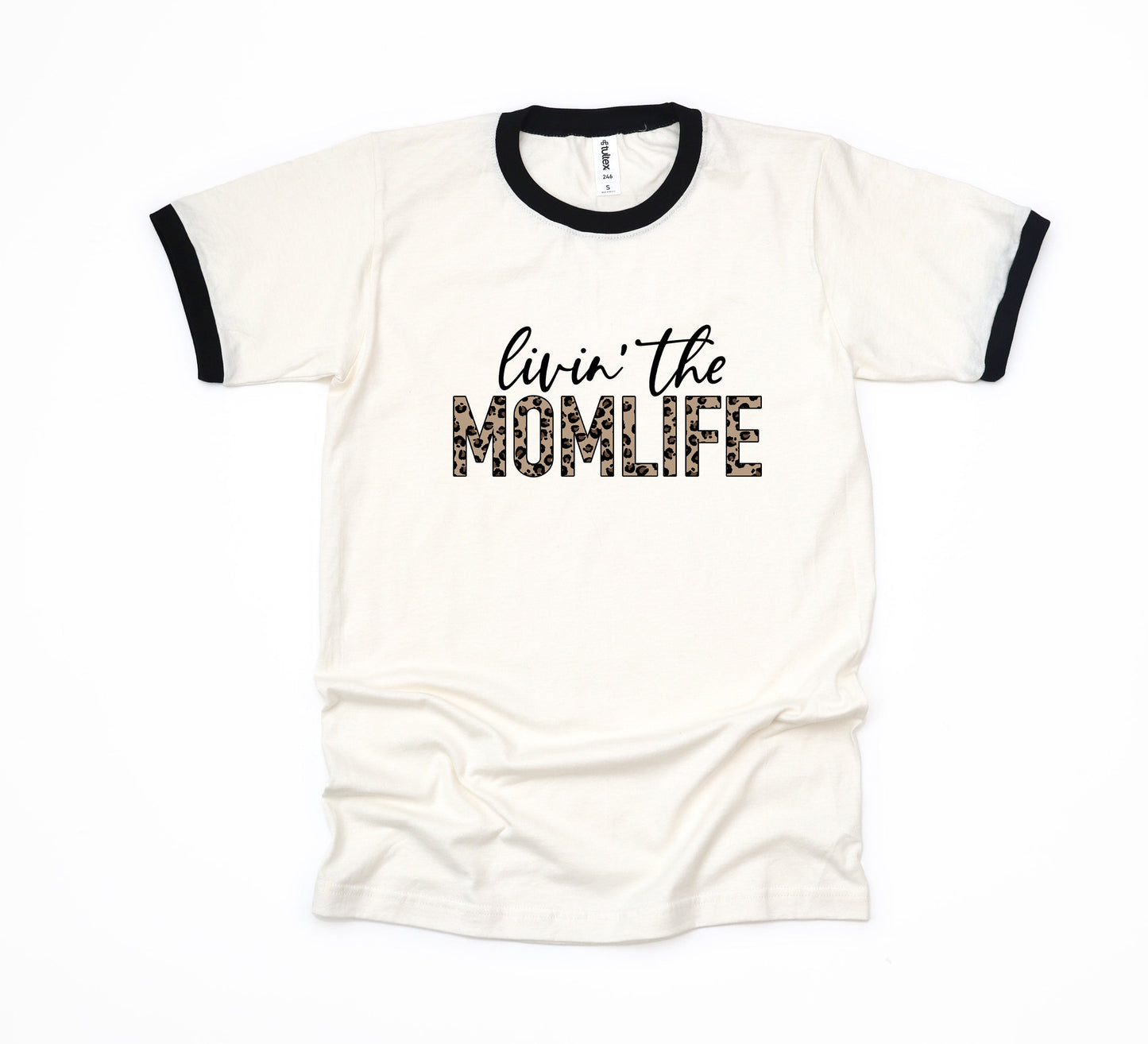 Livin' the Mom Life Leopard | Ringer Tee