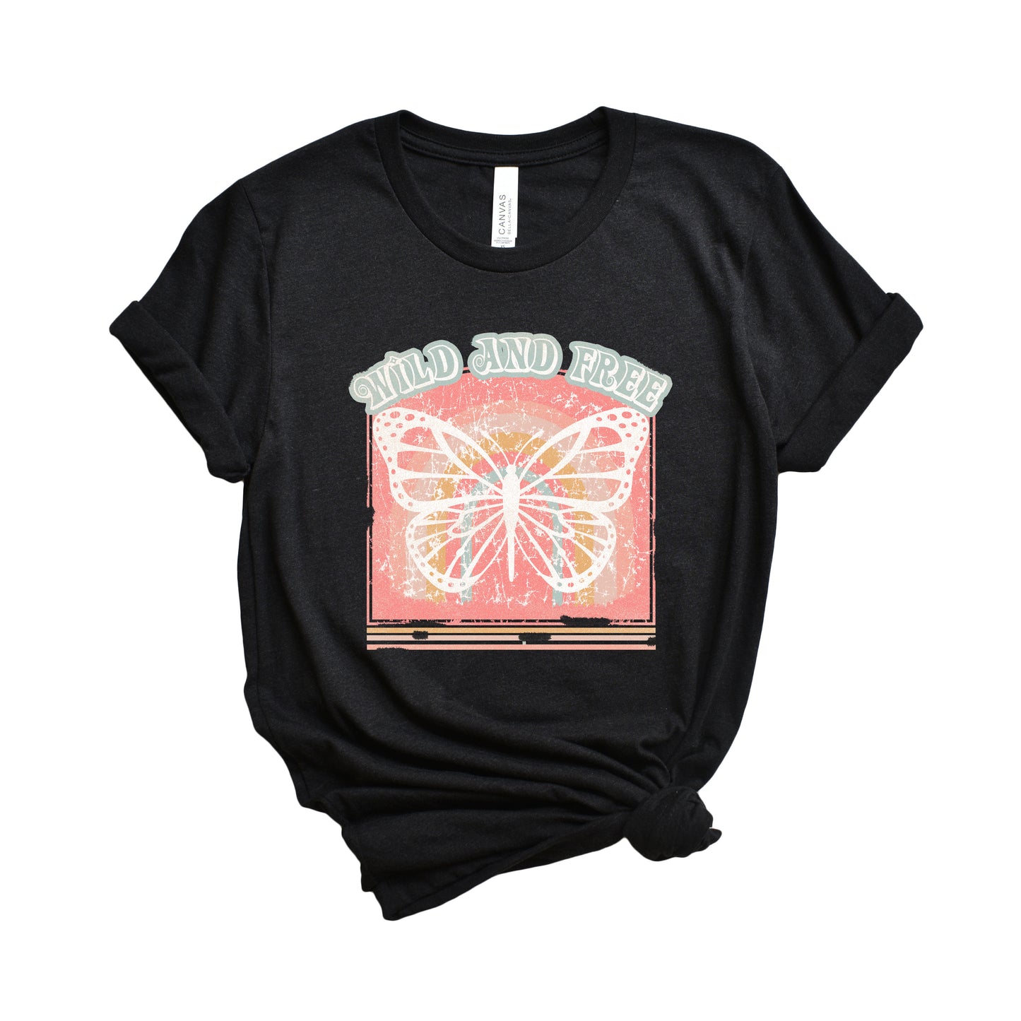 Wild And Free Butterfly | Short Sleeve Graphic Tee