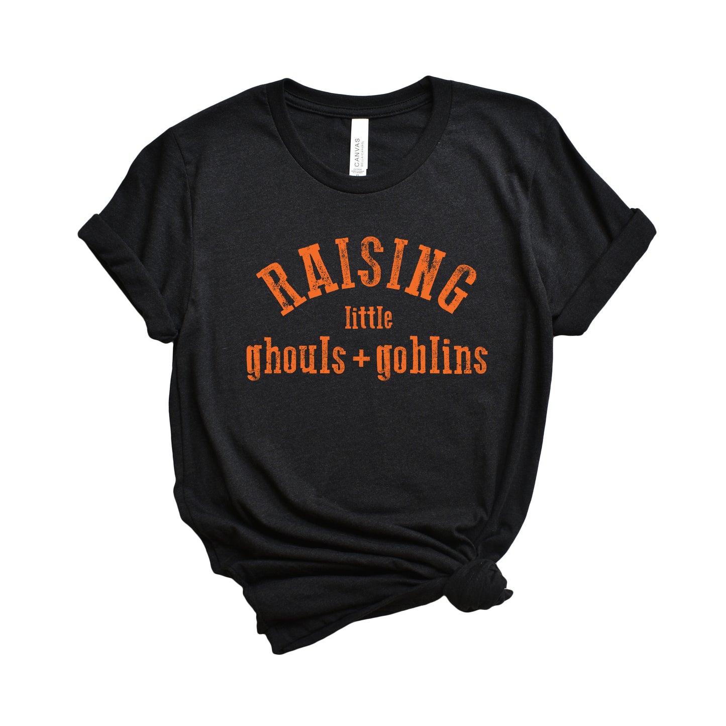 Raising Little Ghouls And Goblins | Short Sleeve Graphic Tee