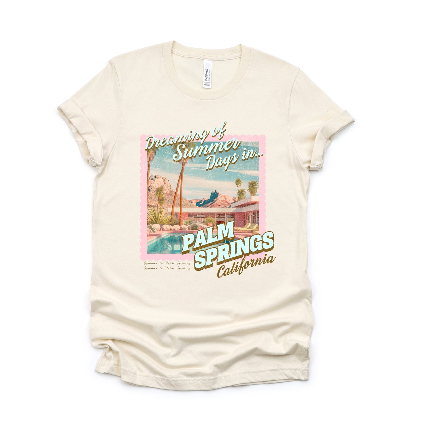 Dreaming Of Palm Springs |Short Sleeve Crew Neck