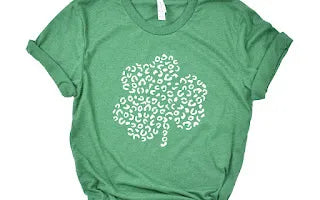 Leopard Shamrock | Short Sleeve Graphic Tee