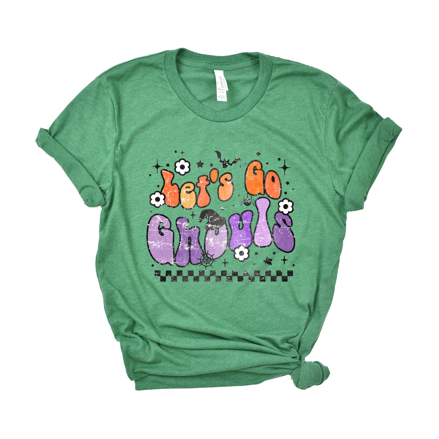 Let's Go Ghouls Flowers | Short Sleeve Graphic Tee