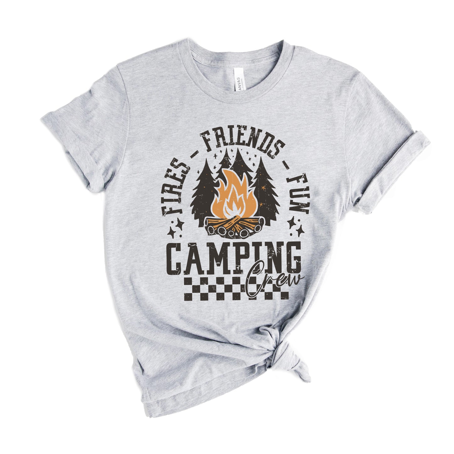 Fires Friends Fun | Short Sleeve Crew Neck