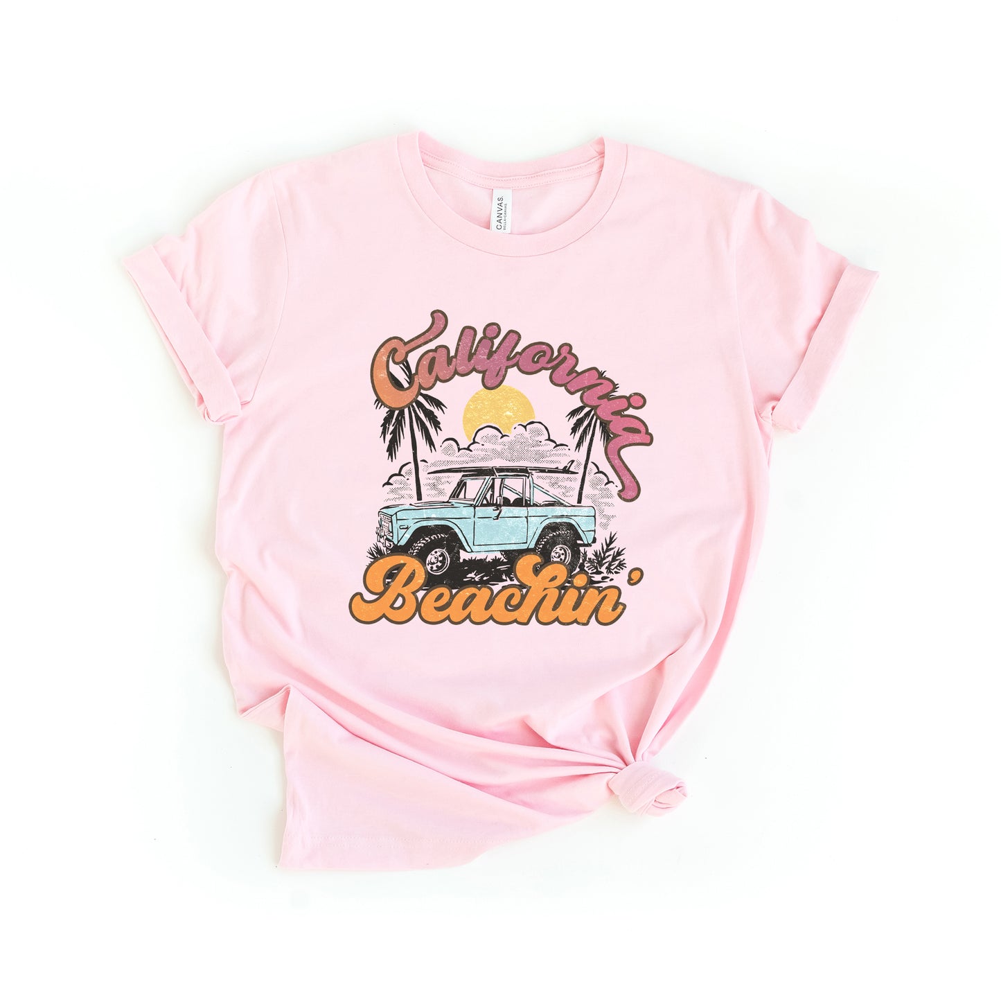 California Beachin Car | Short Sleeve Graphic Tee