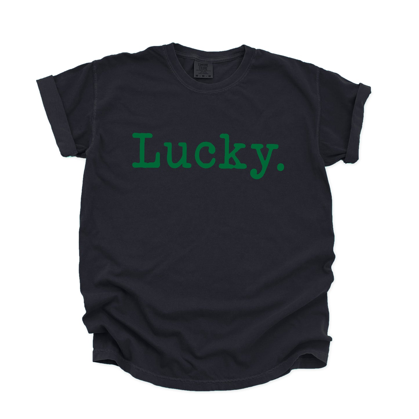 Lucky Typewriter | Garment Dyed Tee