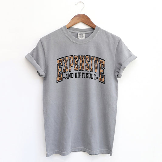 Expensive And Difficult Plaid | Garment Dyed Tee