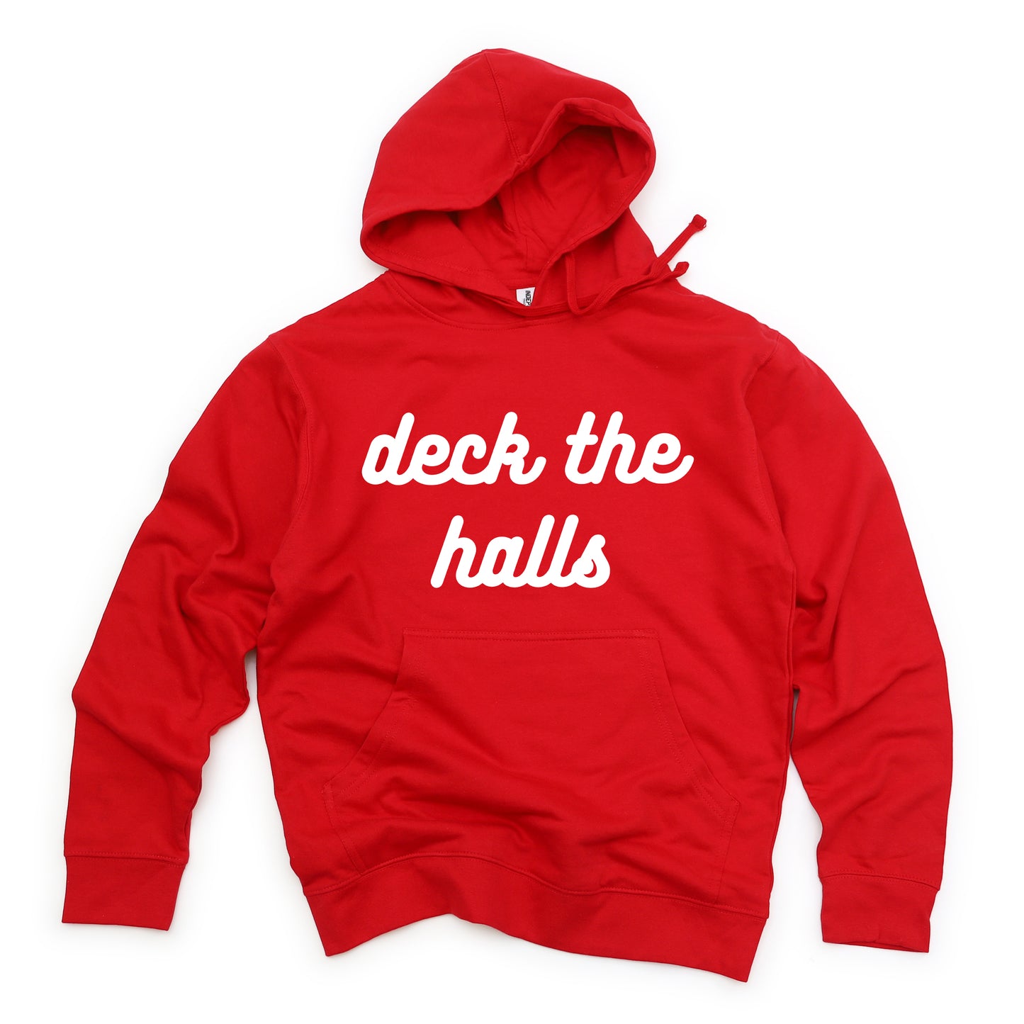 Deck The Halls Bold Cursive | Hoodie