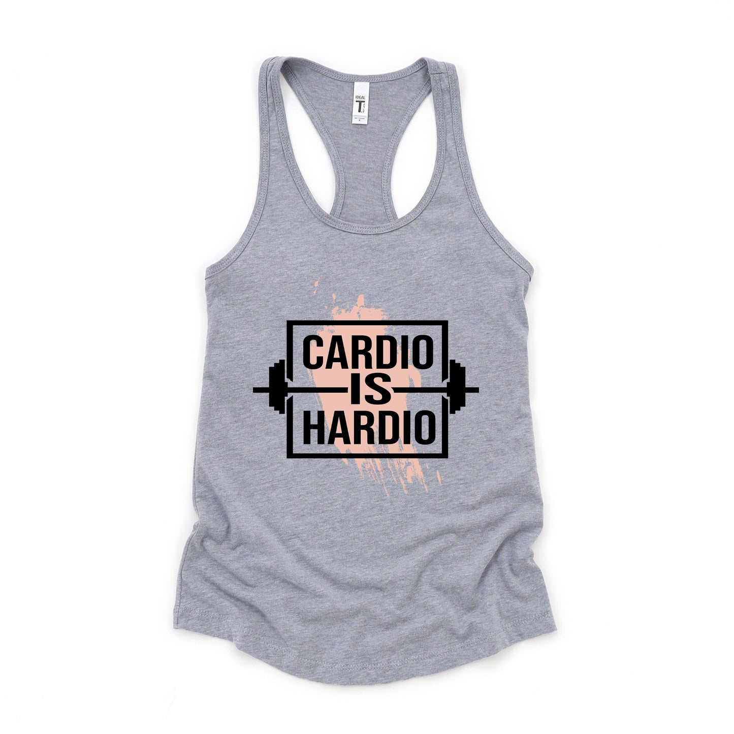 Cardio Is Hardio Weight | Racerback Tank