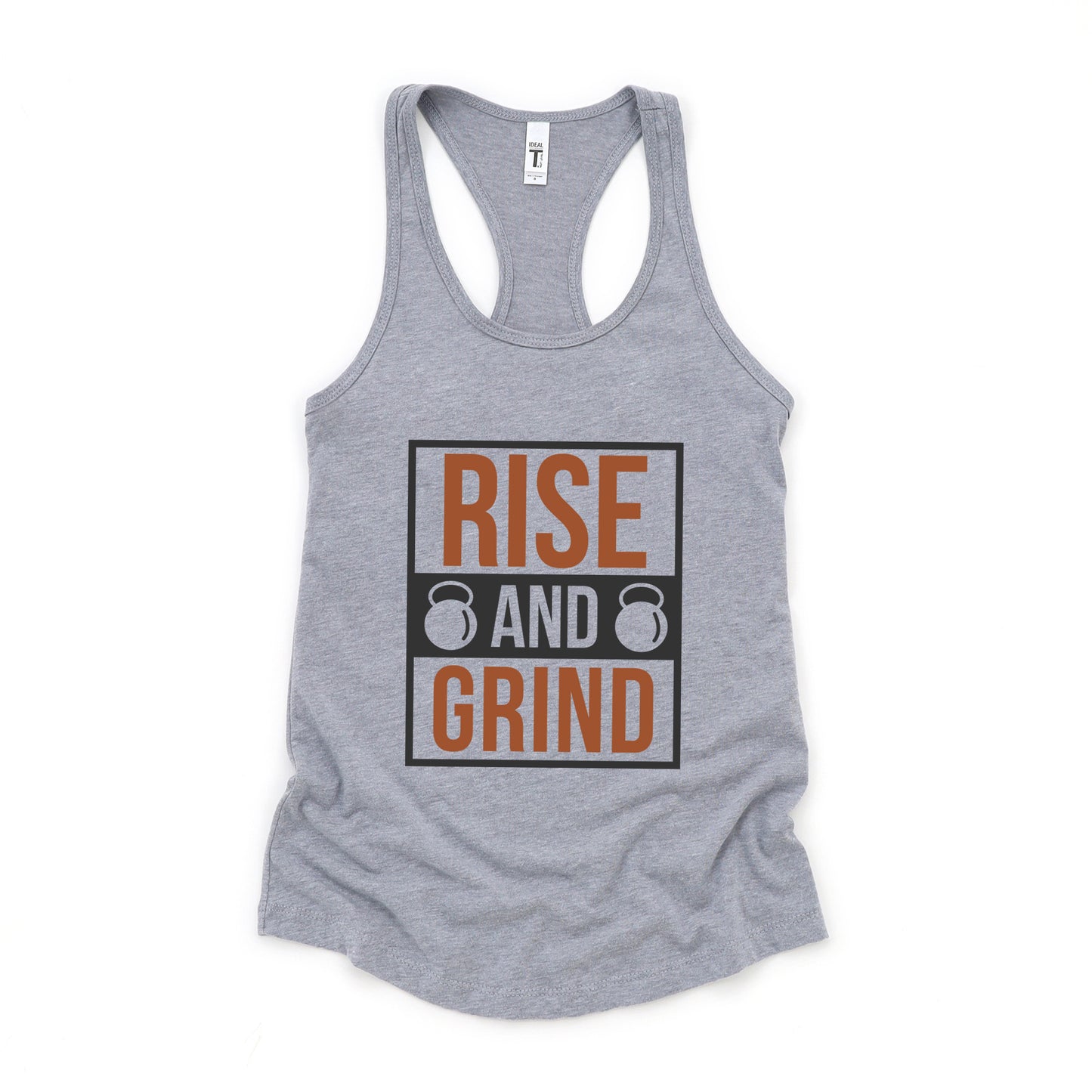 Rise And Grind Kettlebell | Racerback Tank