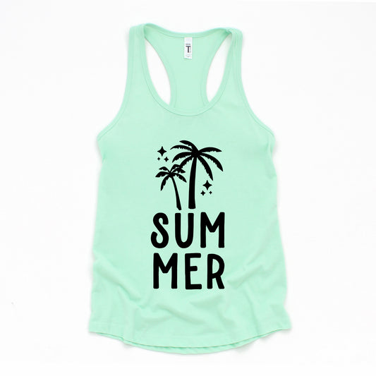 Summer Palm | Racerback Tank