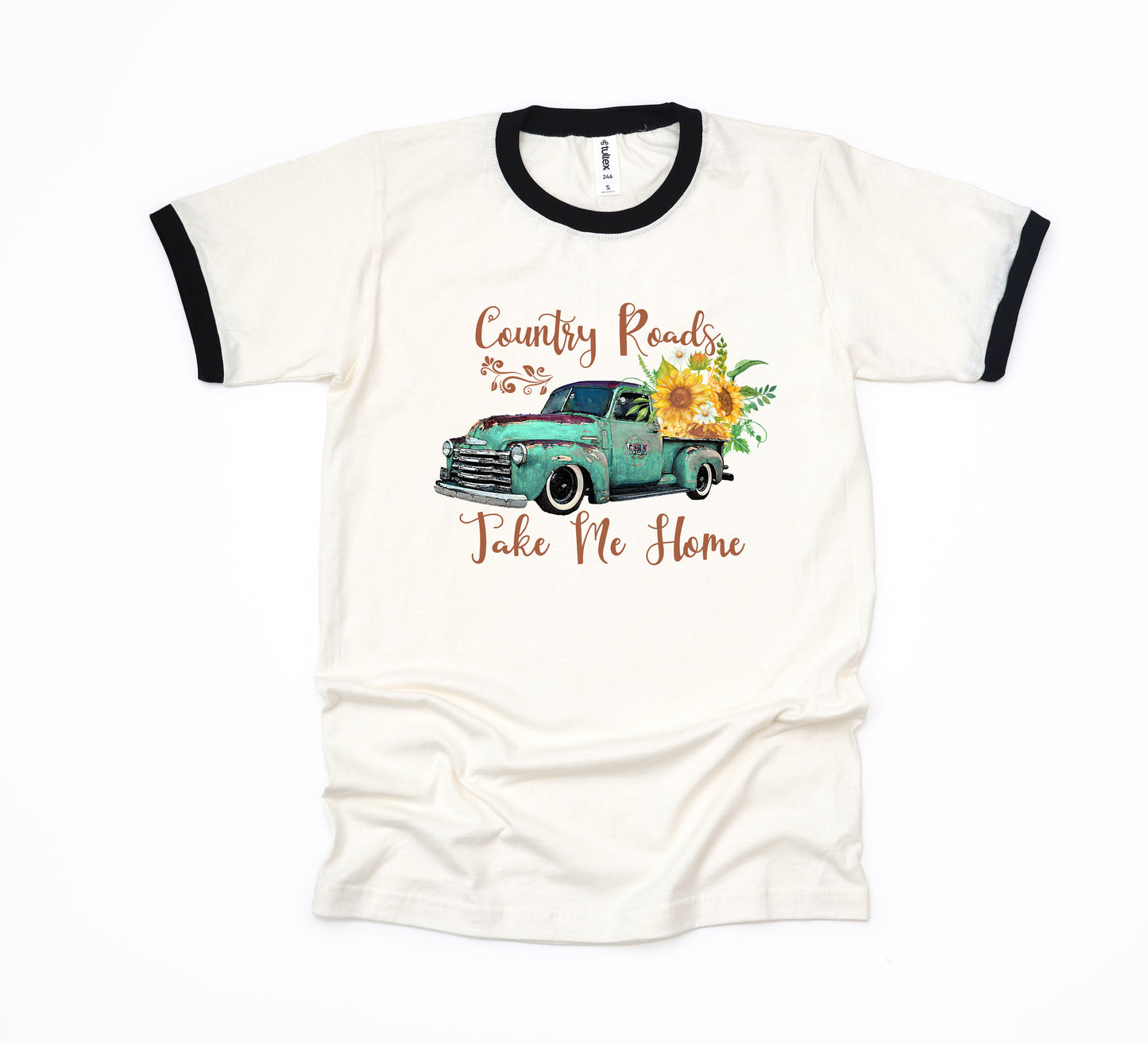Country Roads Truck | Ringer Tee