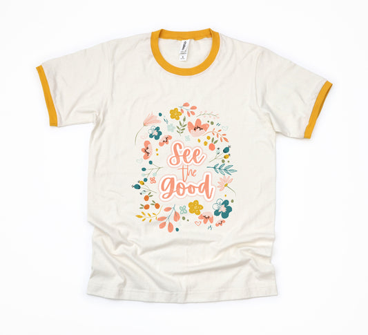 See The Good Floral | Ringer Tee